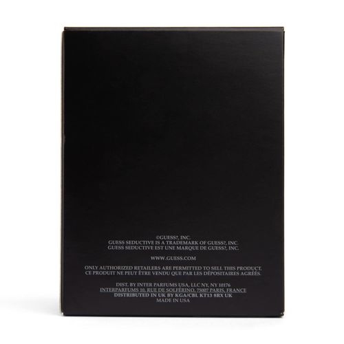 Guess Seductive Pour Homme Noir Eau De Toilette Spray 100ml