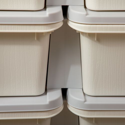 Kids Storage Unit Toy Box Vertical Dresser with Six Drawers - Cream HOMCOM