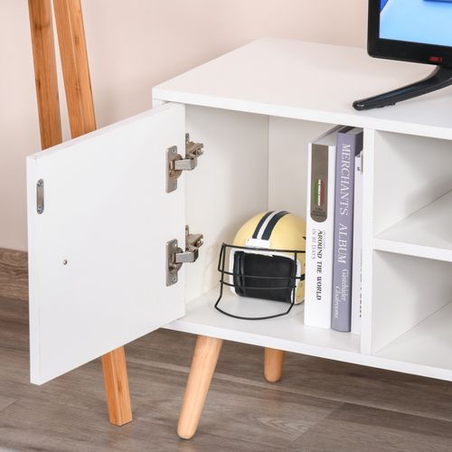 Modern TV Stand Storage Shelf Media Console Table Entertainment Center