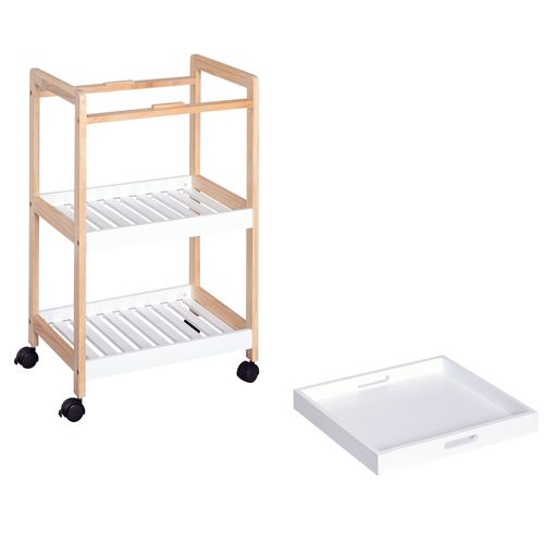 Kitchen Trolley, Bamboo/MDF board, 74.5H cm