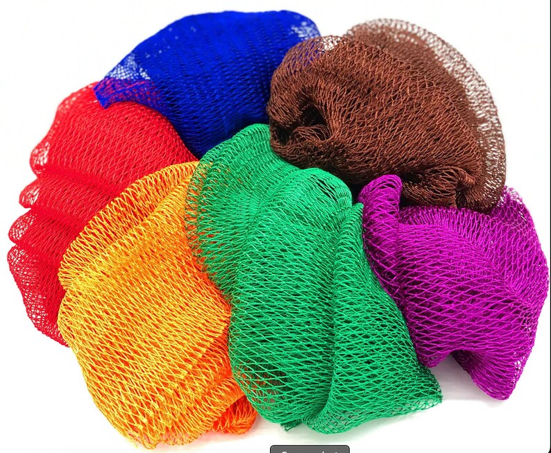 African Net Exfoliating Sponge for Soft and Supple Skin - Bath and Shower Accessory