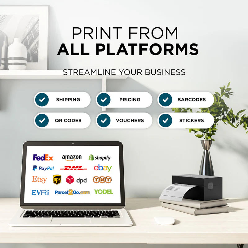 4x6 Bluetooth Thermal Label Printer DMD Collective