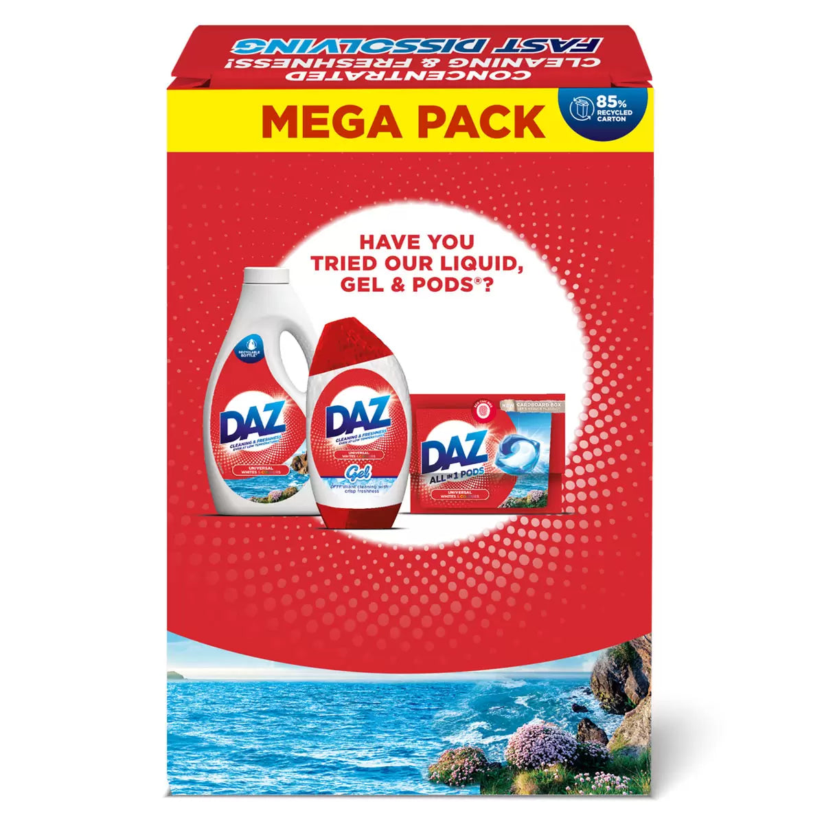 Daz Universal Bio Laundry Powder, 125 Wash
