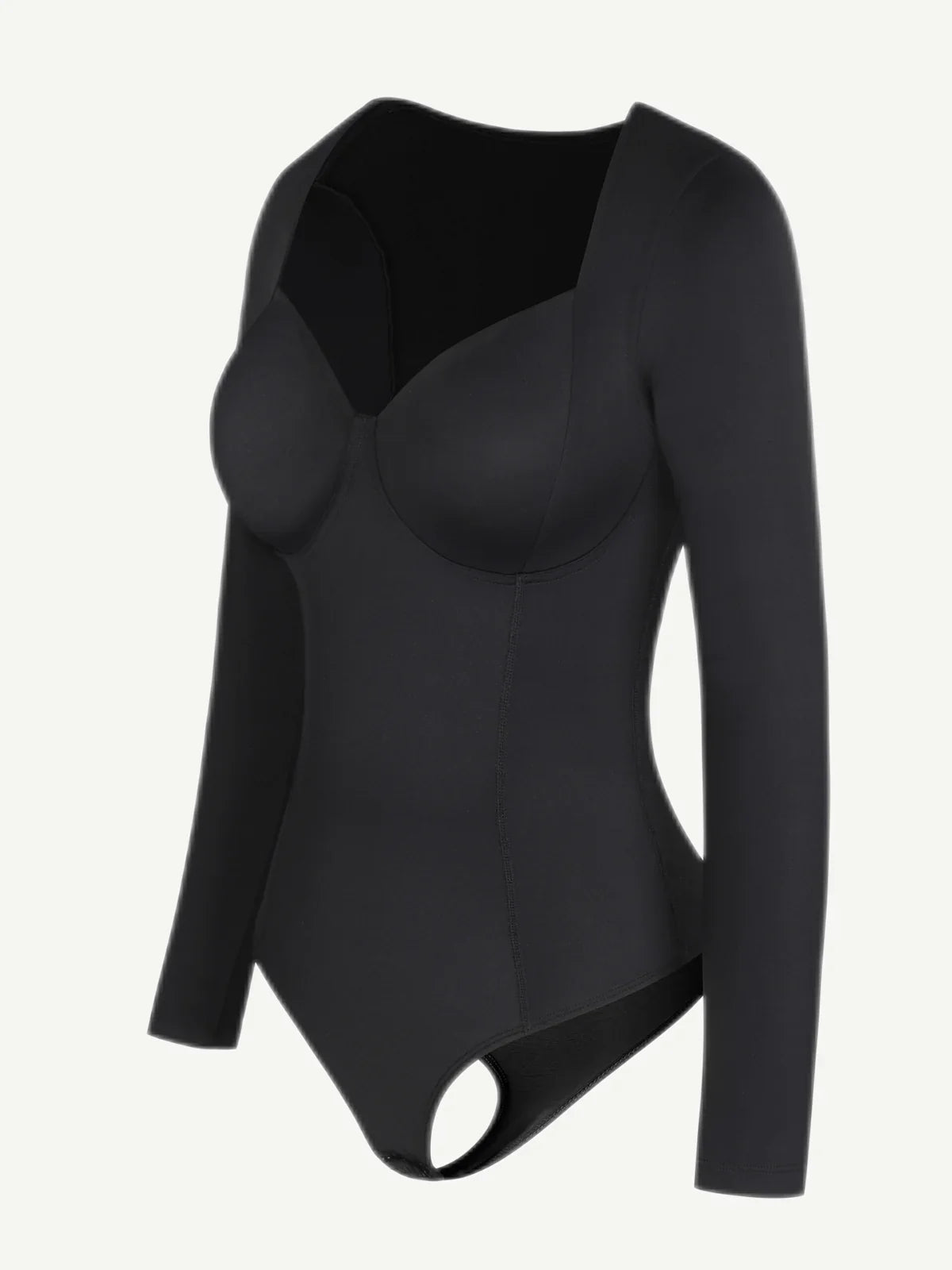 Retro Collar t-shirt Thong Bodysuit