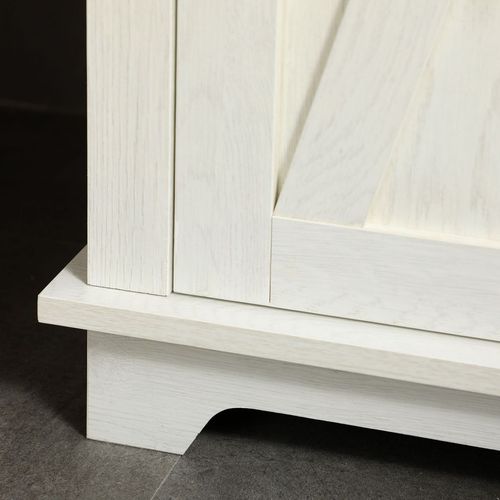 Tall Bathroom Cabinet Storage Cupboard with Door, Adjustable Shelves